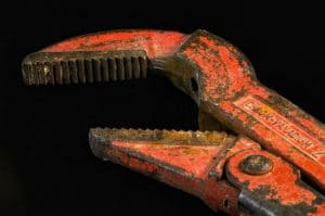 Pipe wrench in Enschede